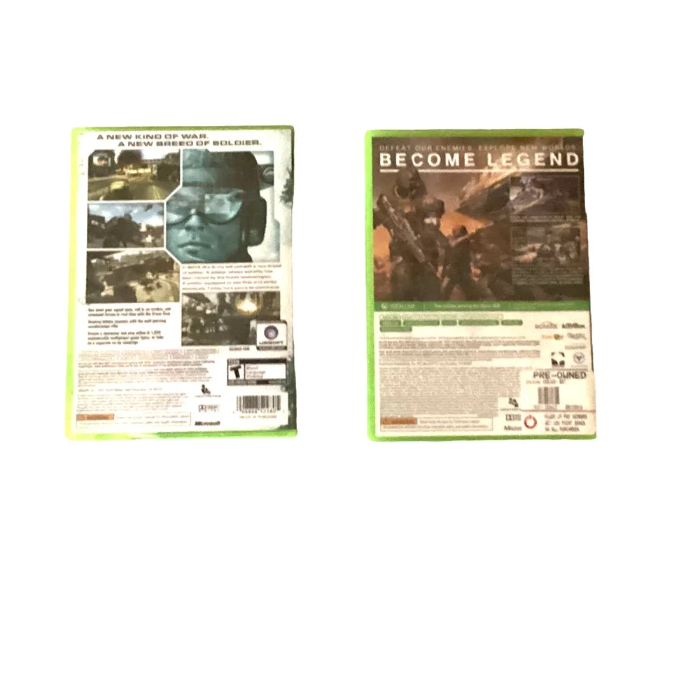 Set of 2 X Box Games - Destiny and Ghost Recon